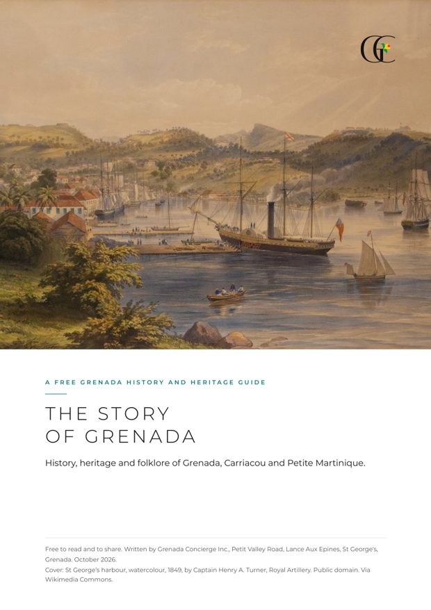 The cover of The Story of Grenada